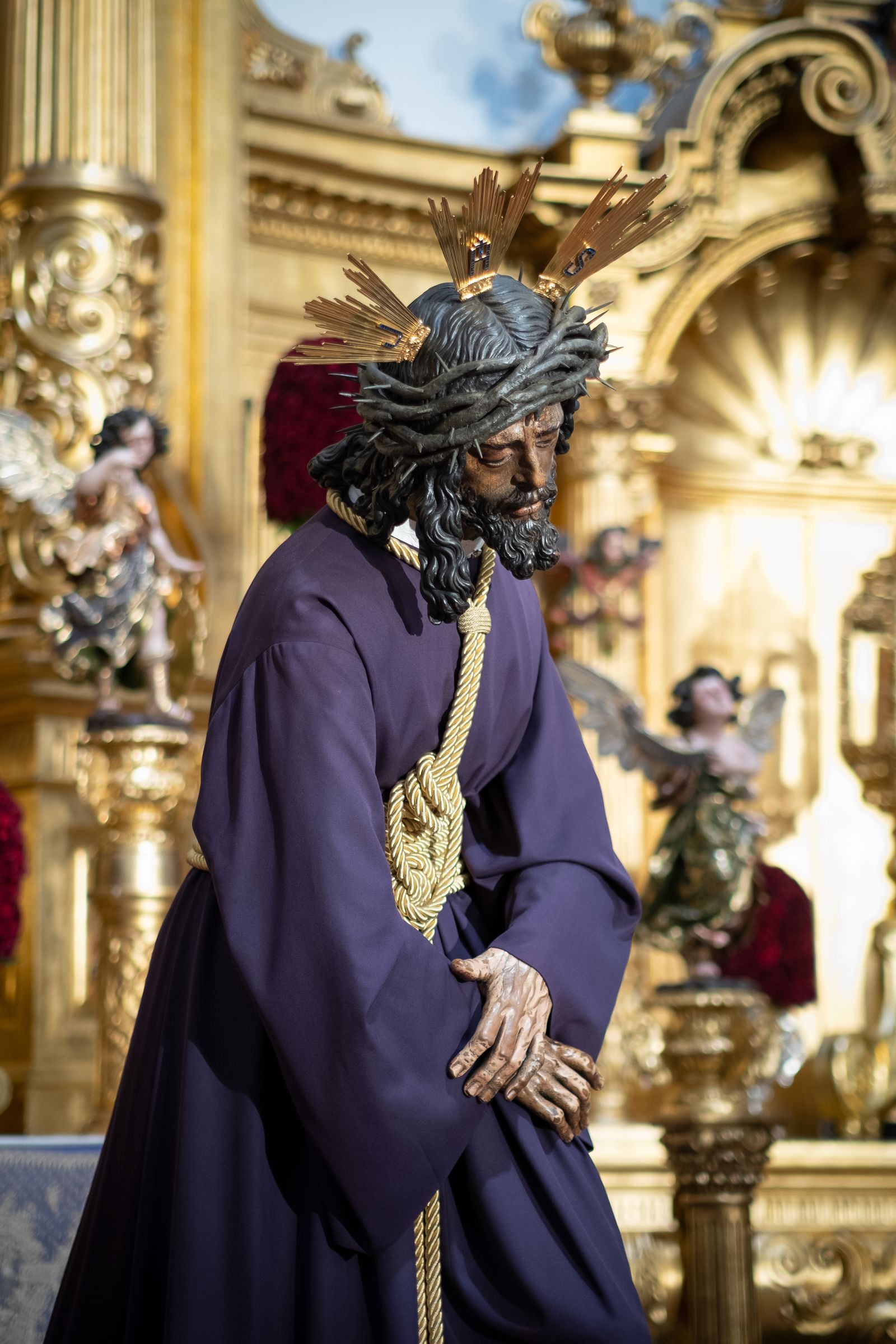 Las imágenes de la veneración al Señor del Gran Poder