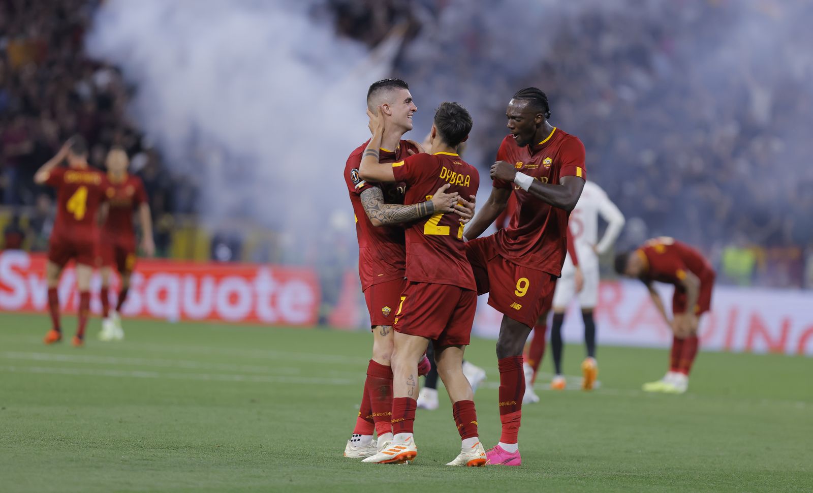 Las imágenes del Sevilla-Roma