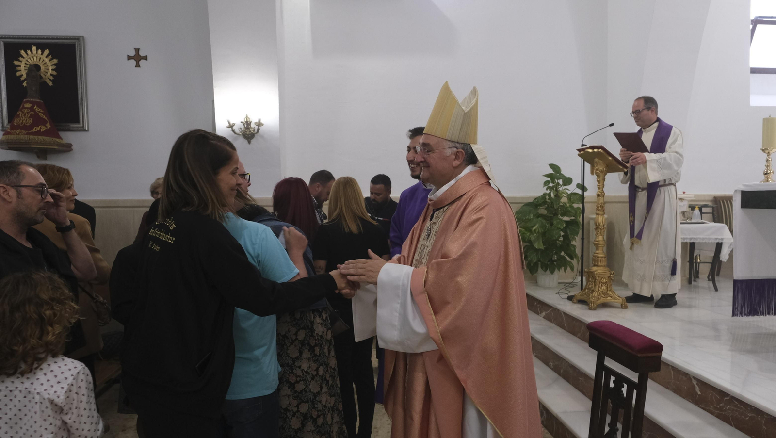 Imágenes de la bendición de la Borriquita de El Alquián, por el Obispo de Almería