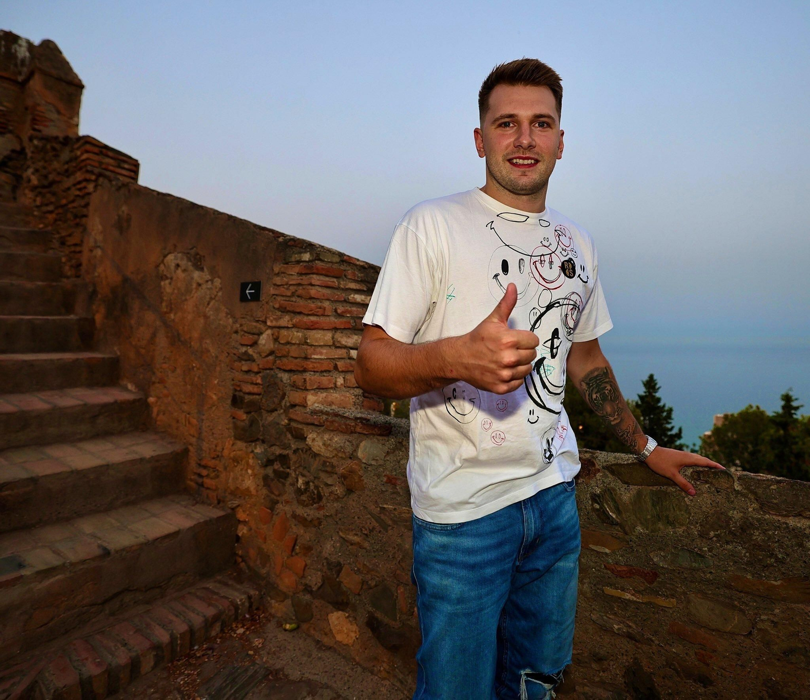 Luka Doncic, en Gibralfaro.