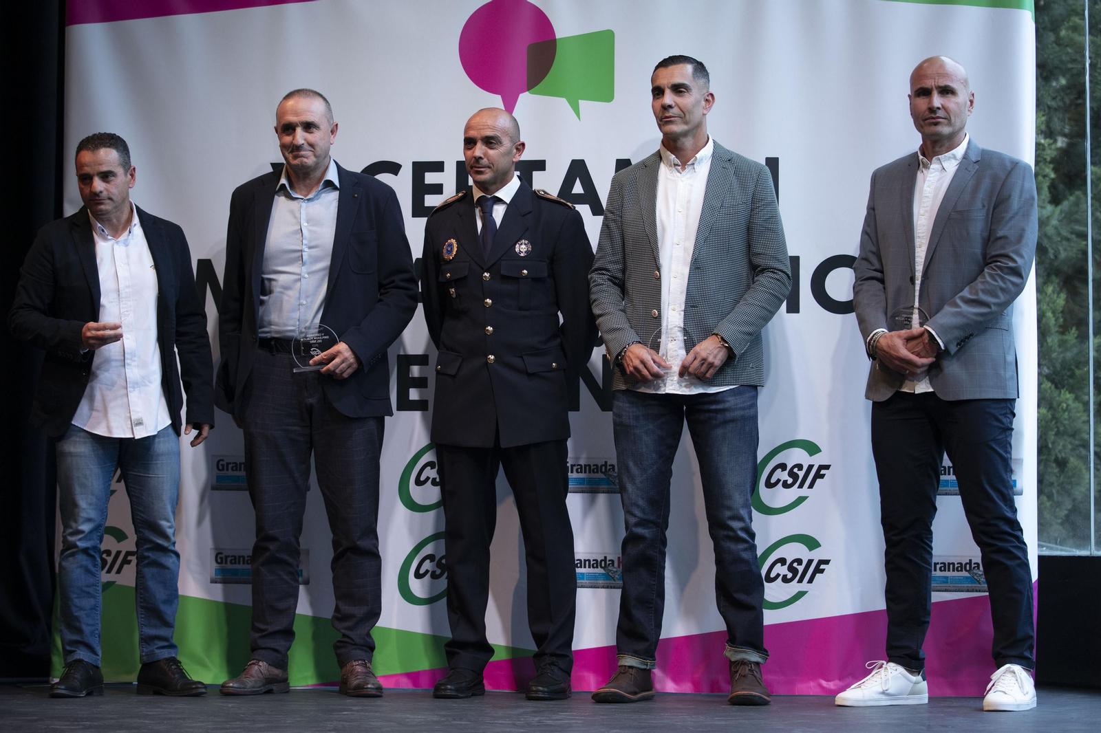 El V Certamen del Empleado Público del año en Granada, en imágenes