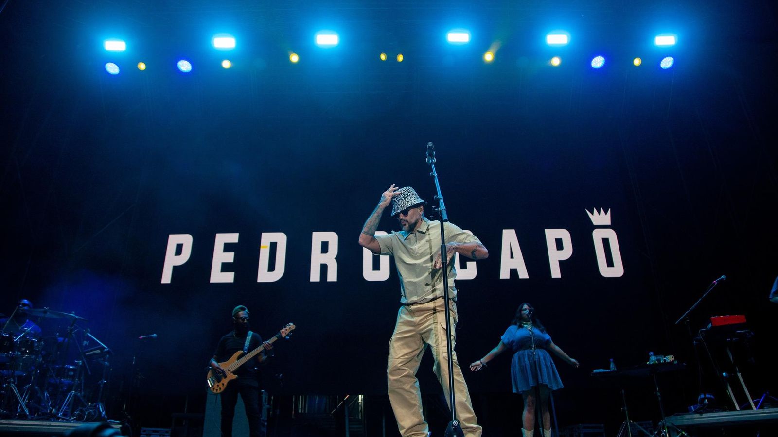 Momento de la actuación de Pedro Capó