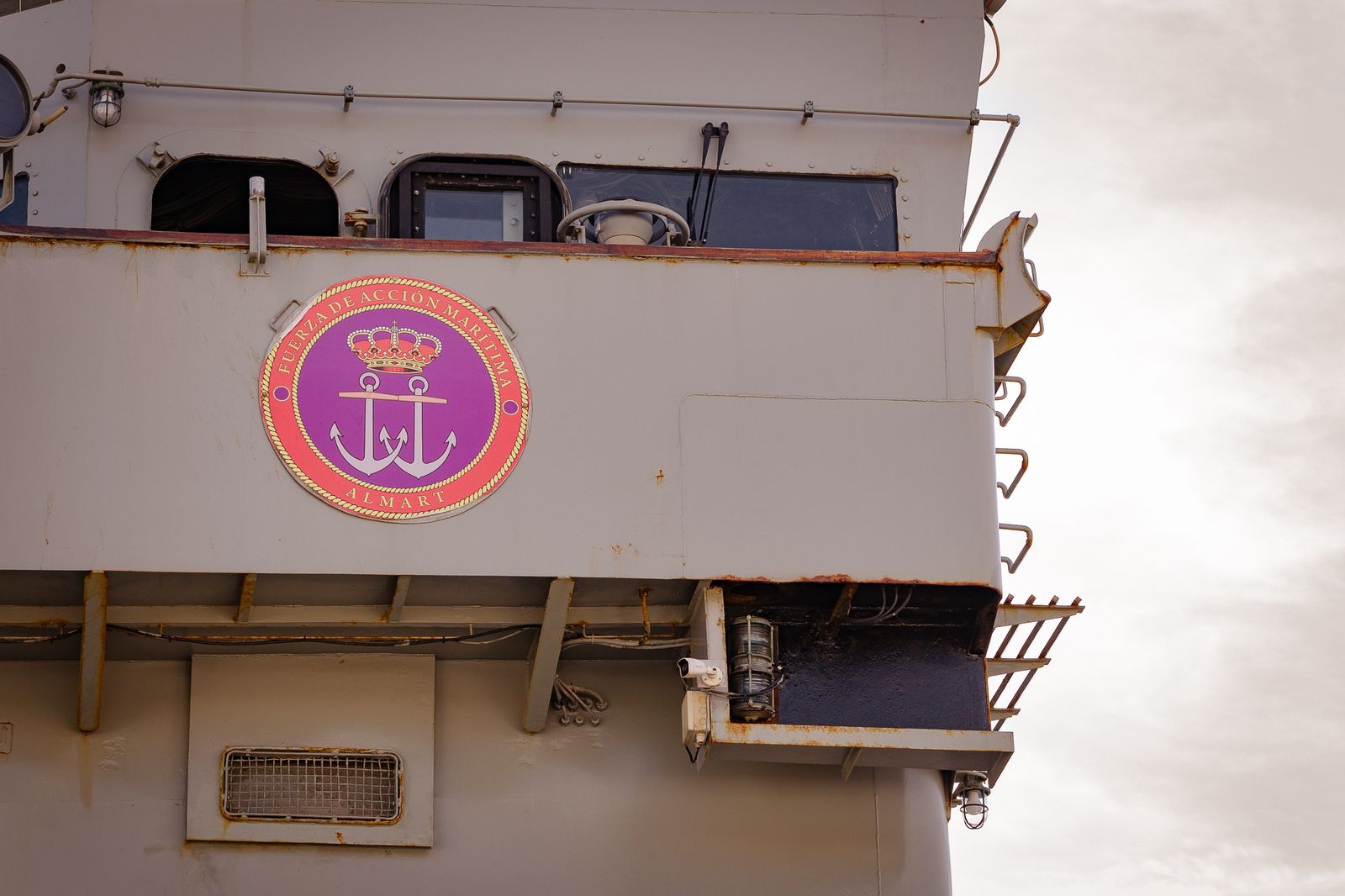 Imágenes del patrullero Centinela en el Muelle de Levante