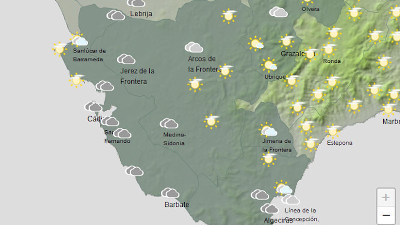 Los cielos comenzarán a cerrarse a partir de las 16:00 horas.