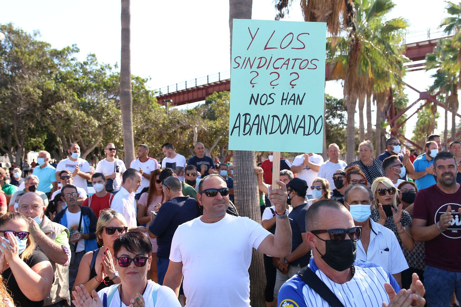Manifestación de agricultores en la capital por los bajos precios