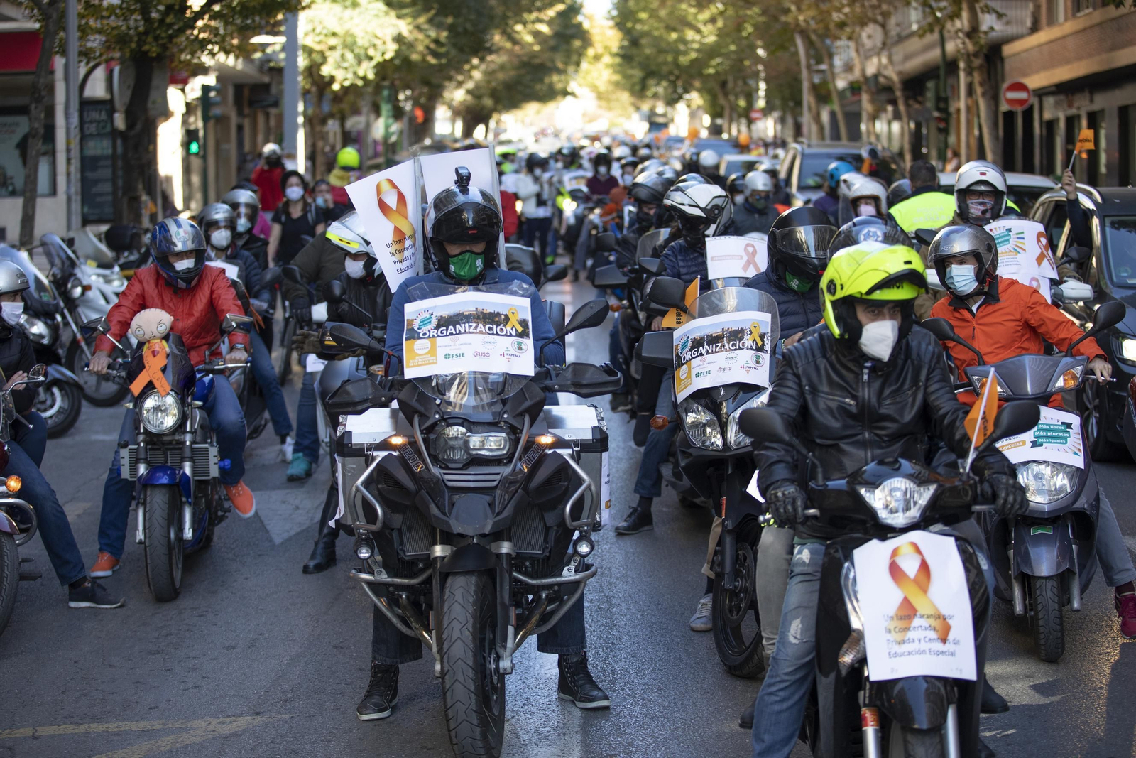 La protesta de la concertada, en imágenes