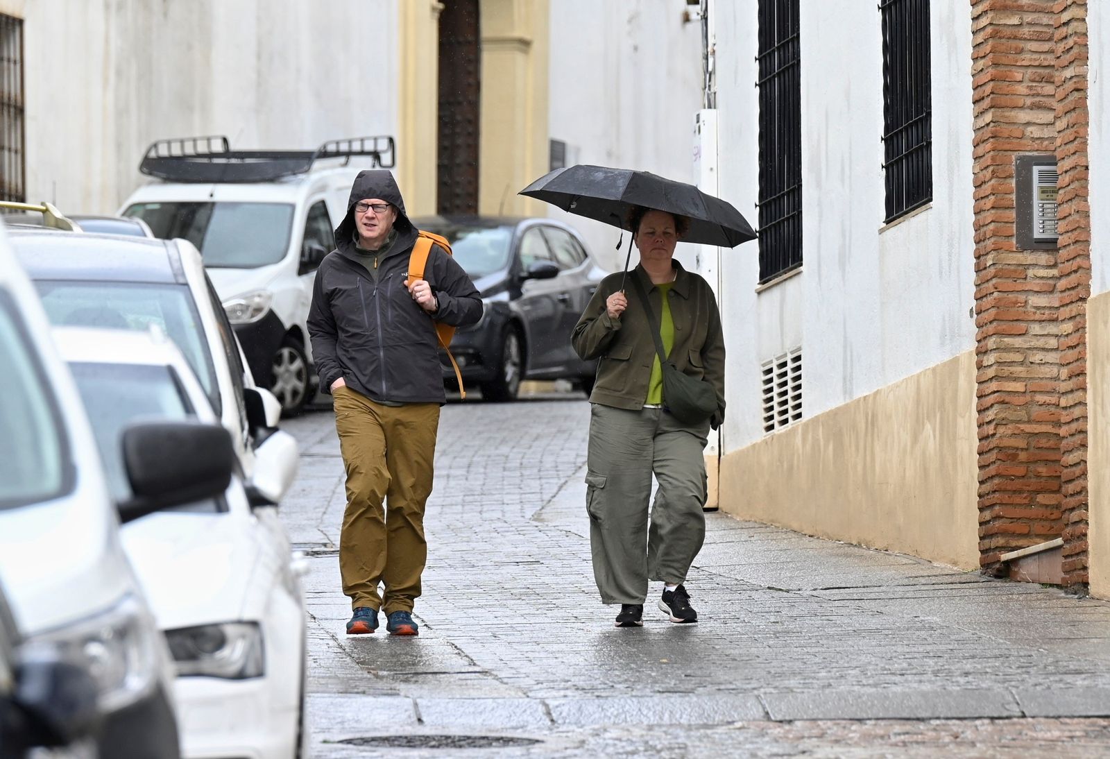 La lluvia que deja la borrasca Konrad en Córdoba, en imágenes