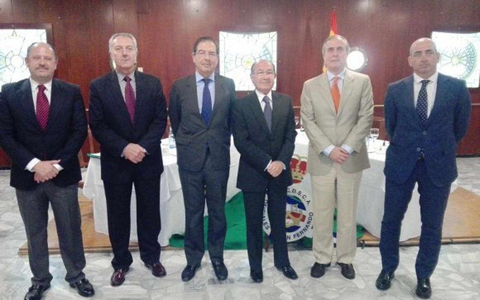 Emilio de la Cruz, Jesús Vicente Fernández, Francisco Javier  Franco Suanzes, José Carlos Fernández, Alfonso Gómez y Pablo López Díez.  Foto: Ignacio Casas de Ciria