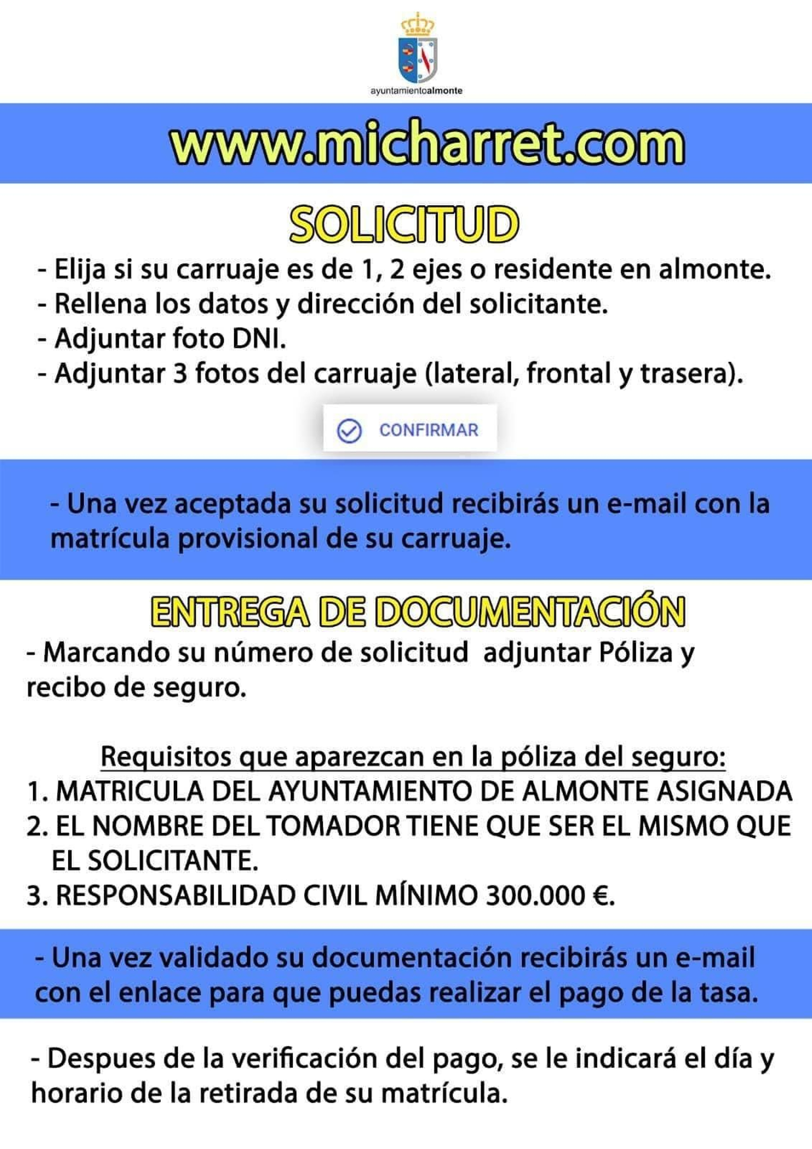 Guía para solicitar la matrícula.