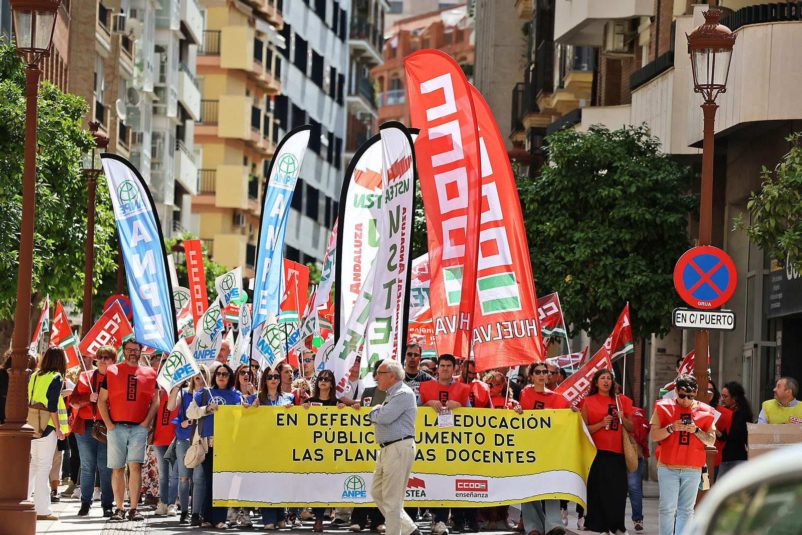 Imágenes de la manifestación en defensa de la educación pública