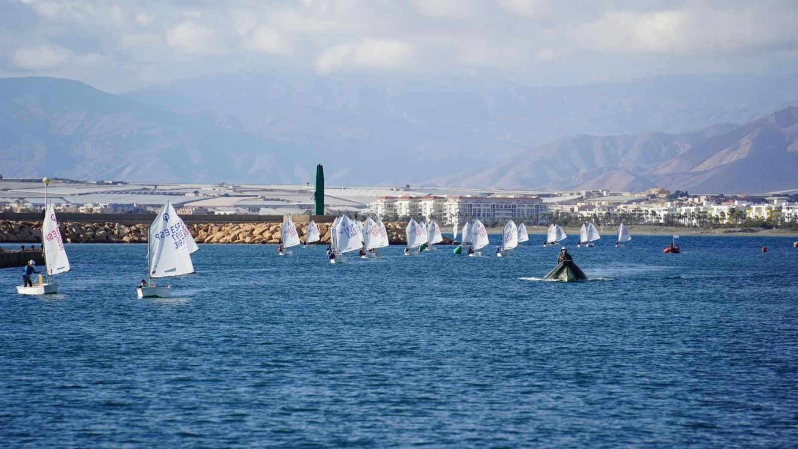 El IMD de El Ejido pone en marcha por primera vez las Escuelas Deportivas Municipales de Vela.