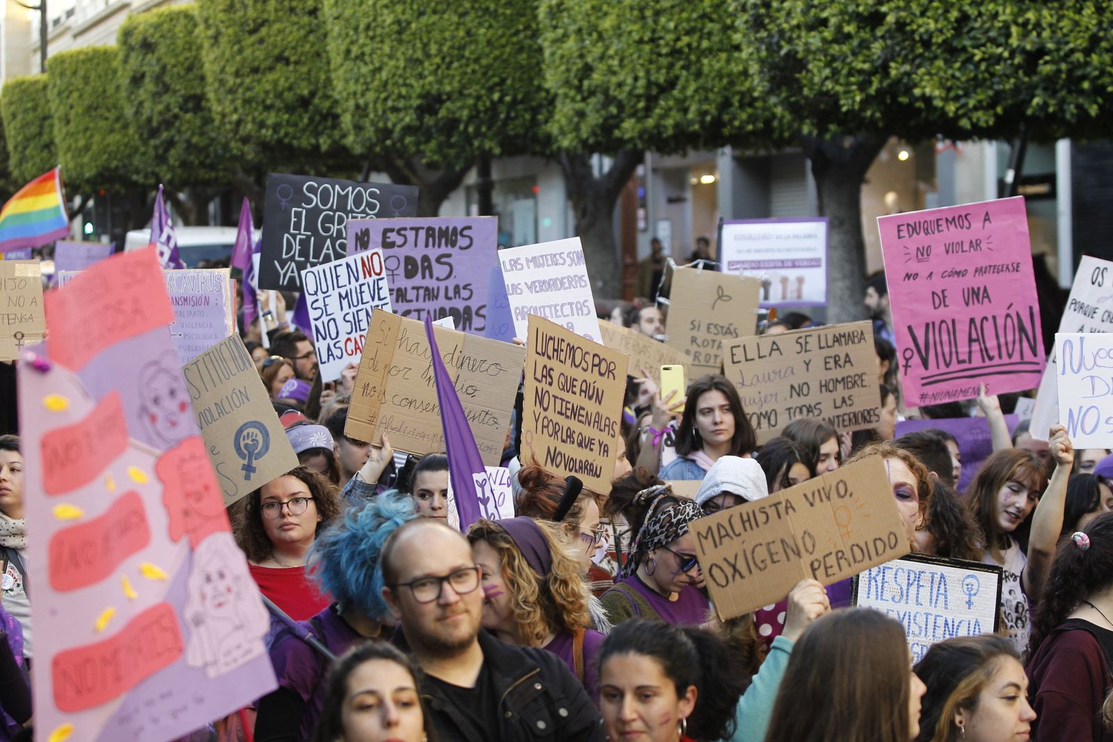 Fotogalería manifestación Día Internacional de la Mujer