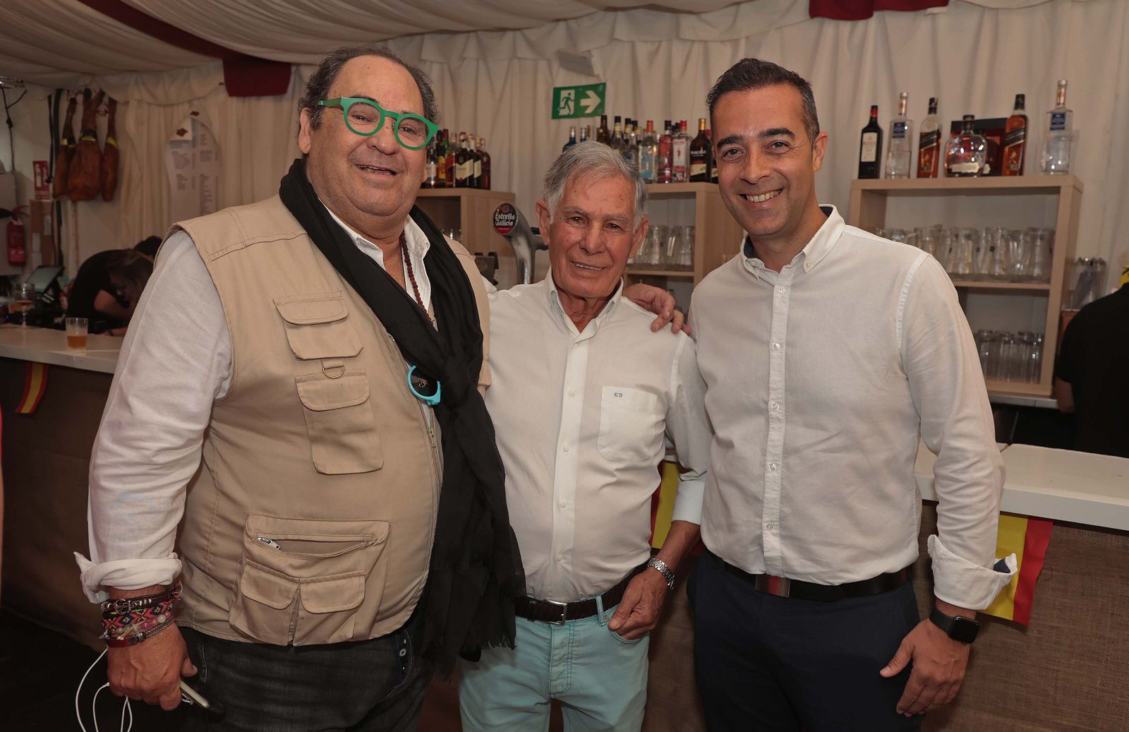 Imágenes de la recepción en la caseta La Providencia en la Feria Real de Algeciras