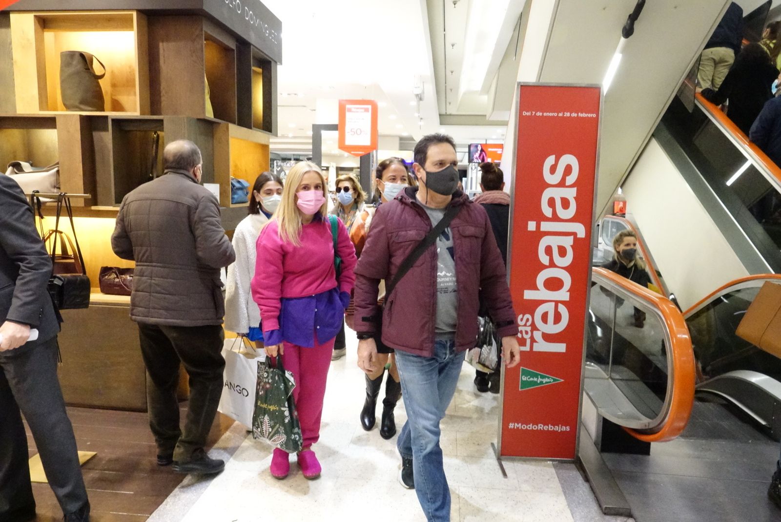 Primer día de rebajas en Málaga, en fotos