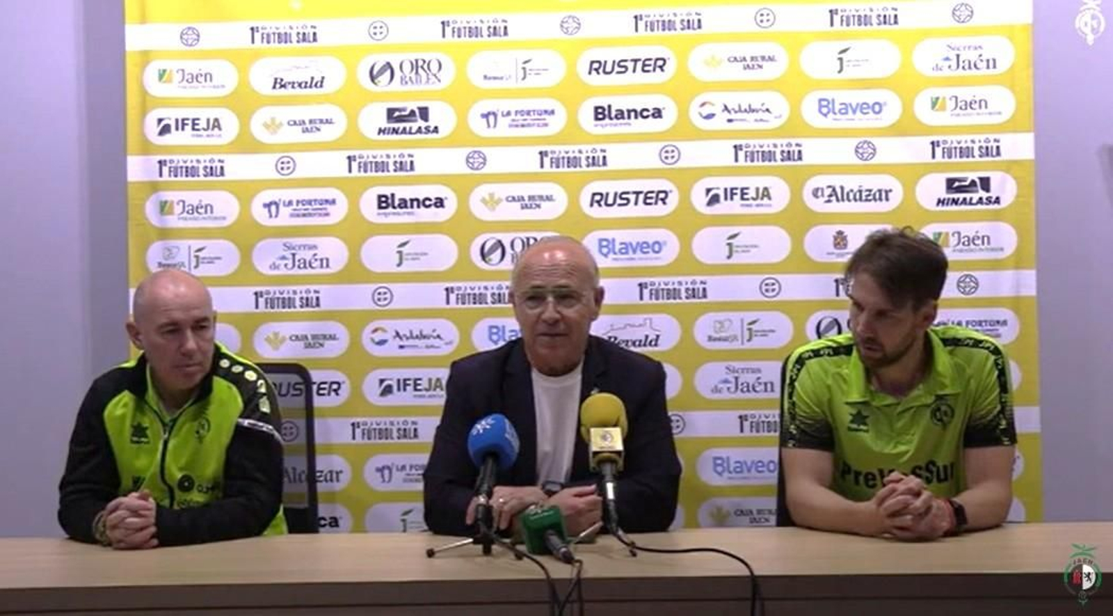 Germán Aguayo, Dani Rodríguez y Alan Brandi, en la rueda de prensa previa a la Final Four de la Copa del Rey.