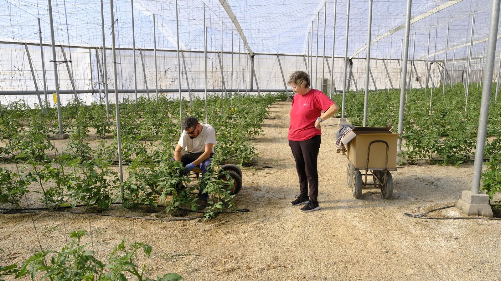 Dos generaciones unidas por su pasión por el campo.