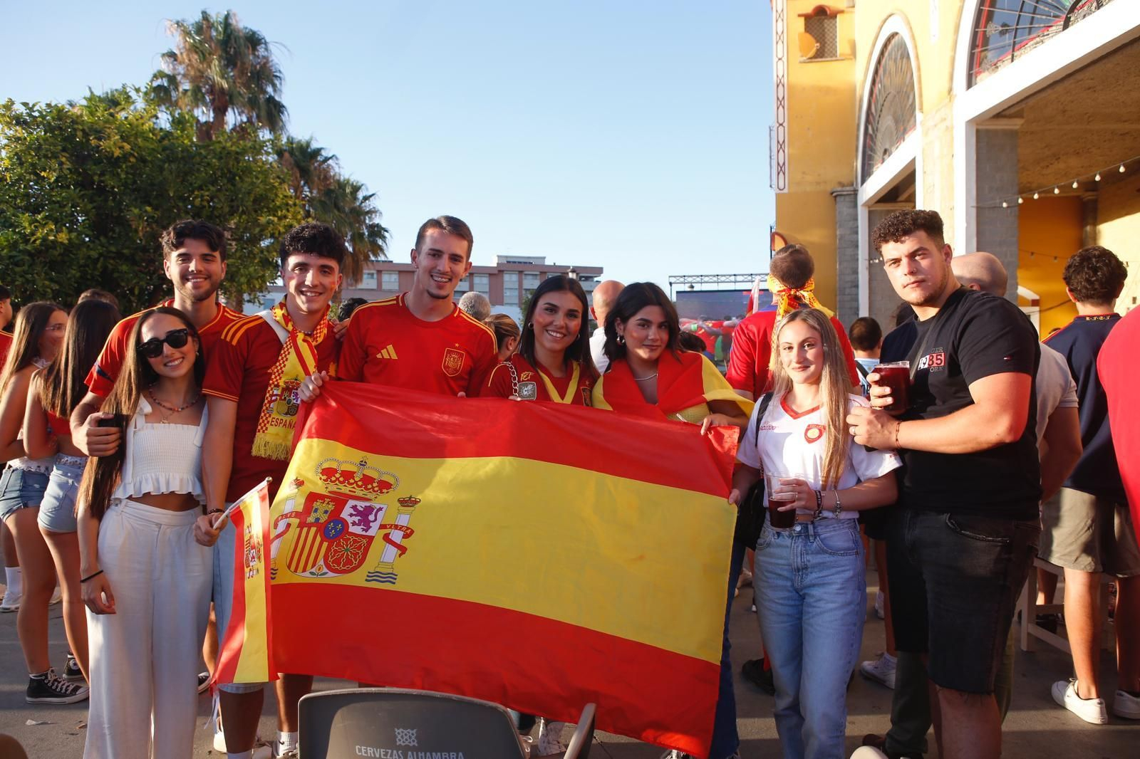 Así vivió el Campo de Gibraltar el España - Inglaterra de la Eurocopa
