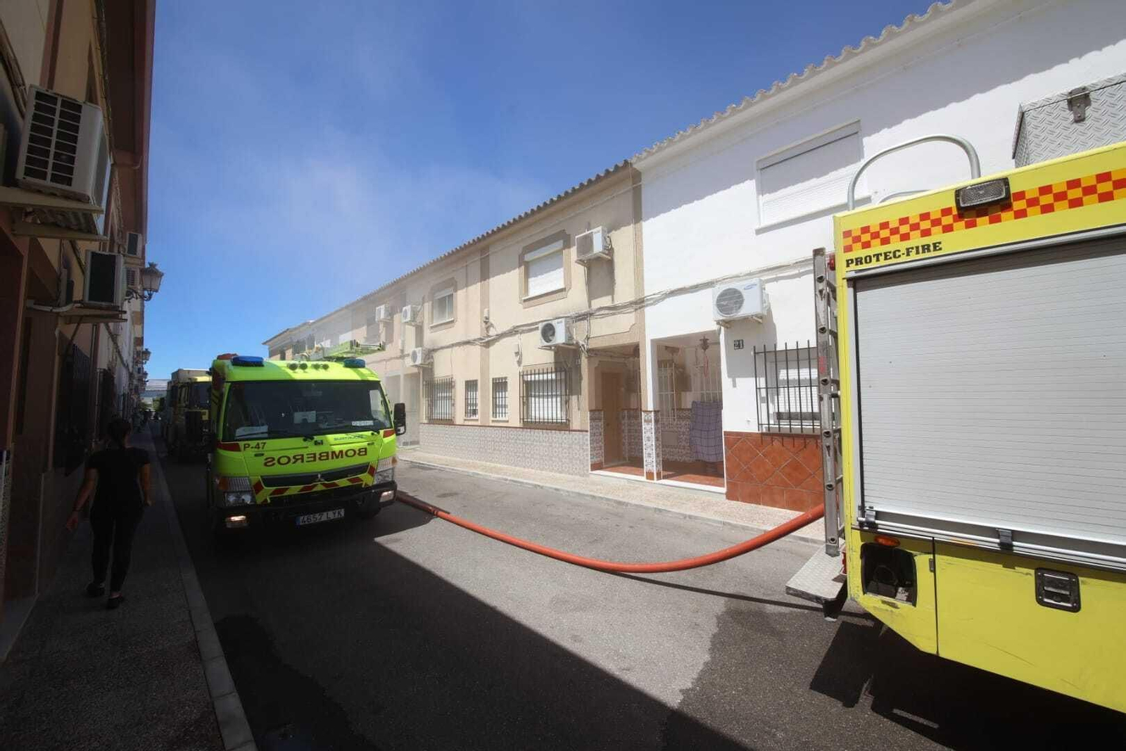 Incendio en una vivienda en Guadalcacín