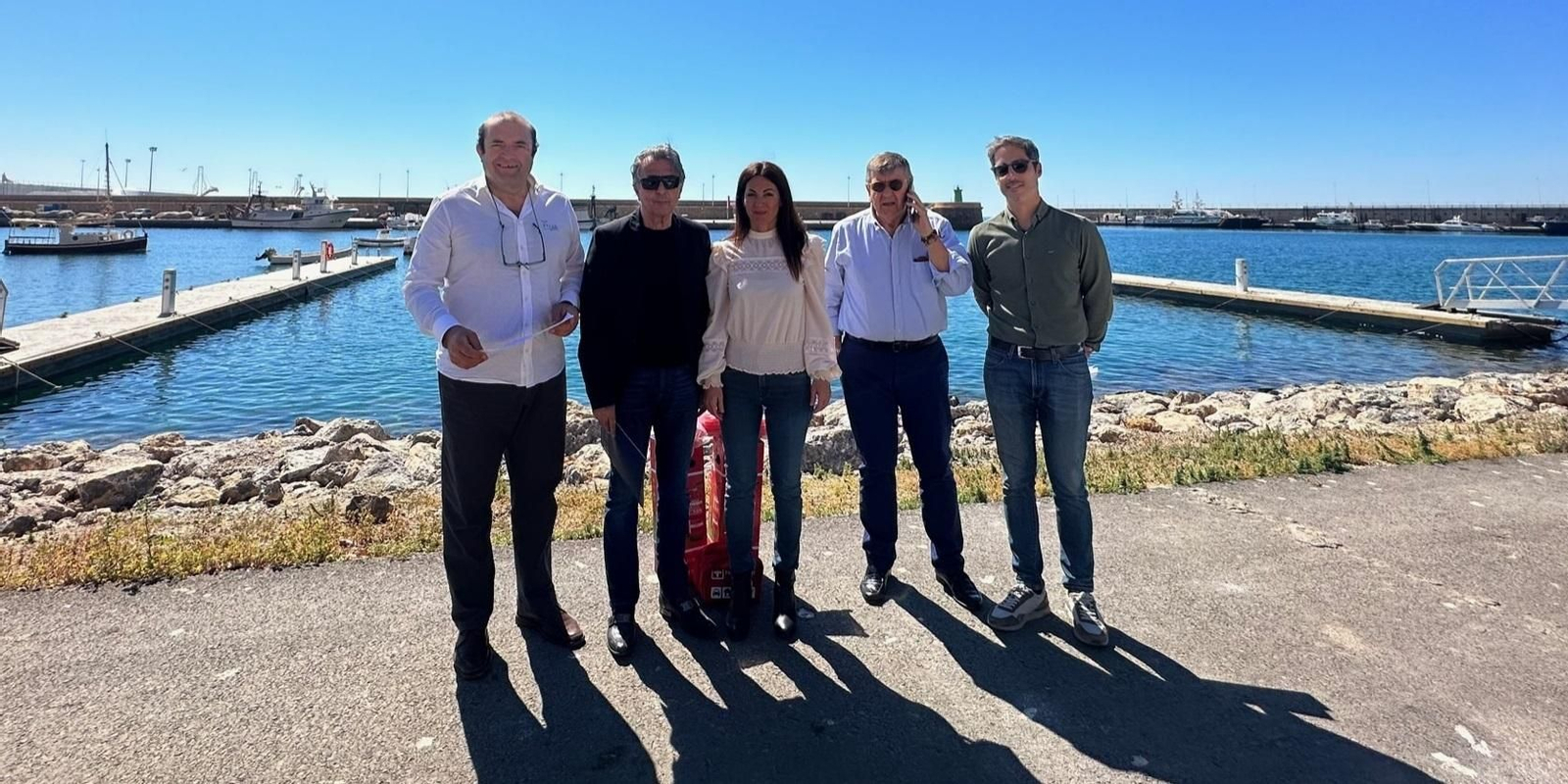 José Rosales (Dylan Marinas), Antonio Bayo, Rosario Soto, José Manuel Sánchez del Águila (APA) y Miguel Ángel Martín (Zofre SLP)
