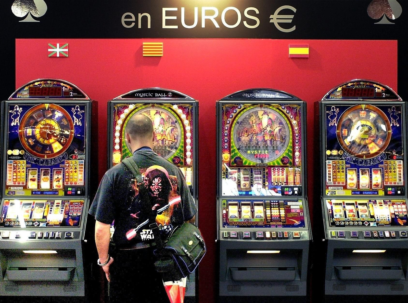 Una máquina tragaperras en Torremolinos, en una imagen de archivo