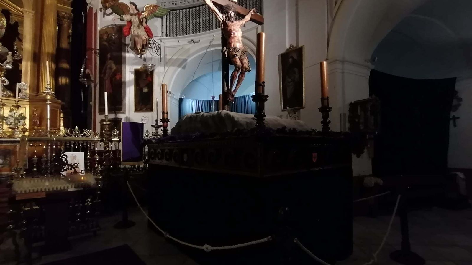 Cristo Universitario en la iglesia del Juramento.