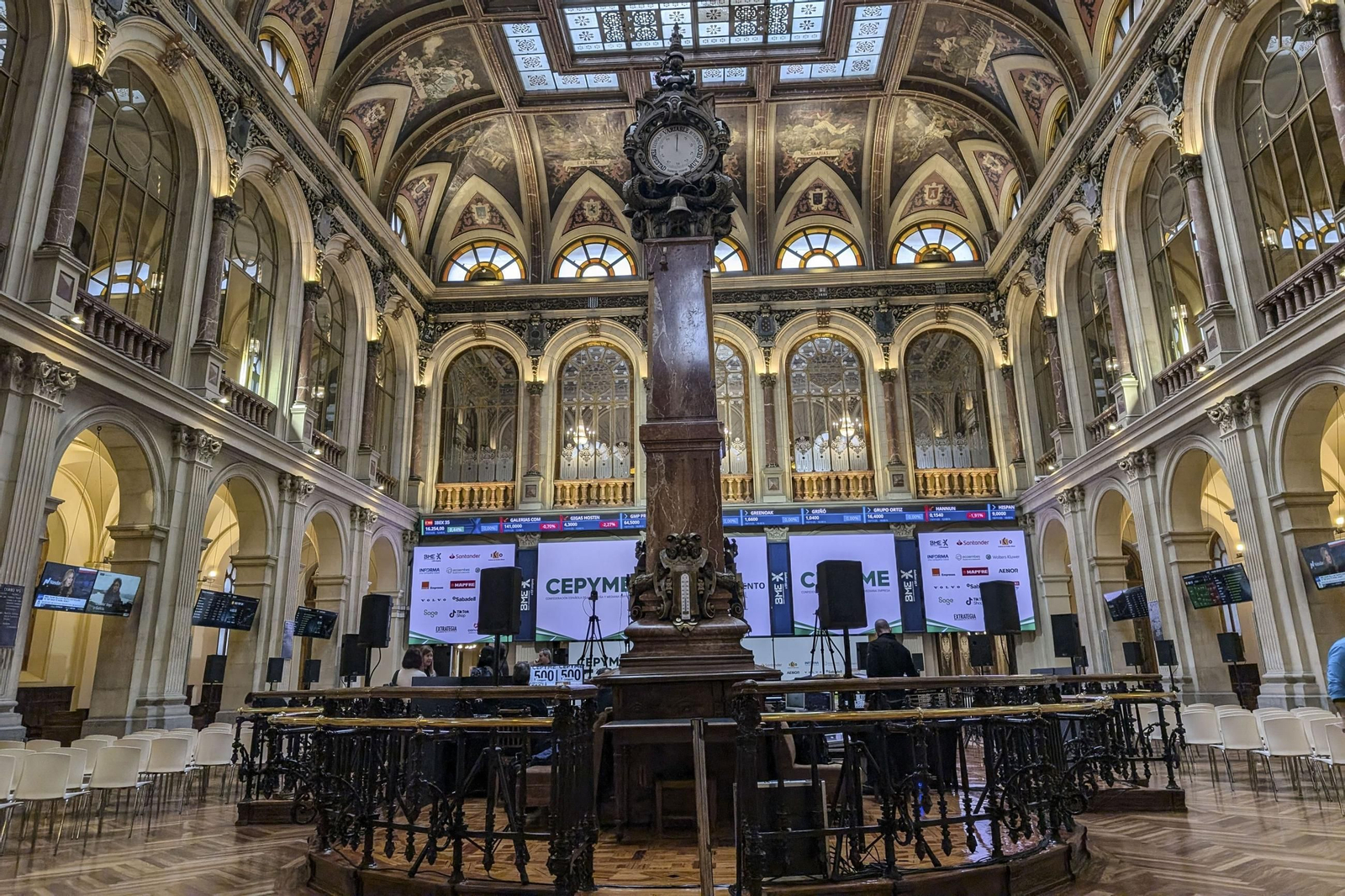 Palacio de la Bolsa de Madrid.