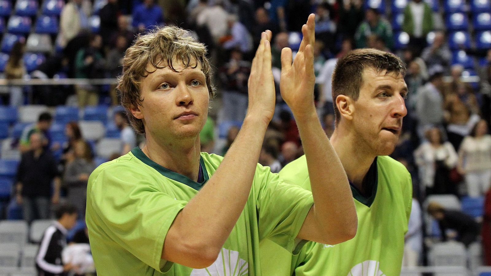 Kuzminskas, con Fran Vázquez.