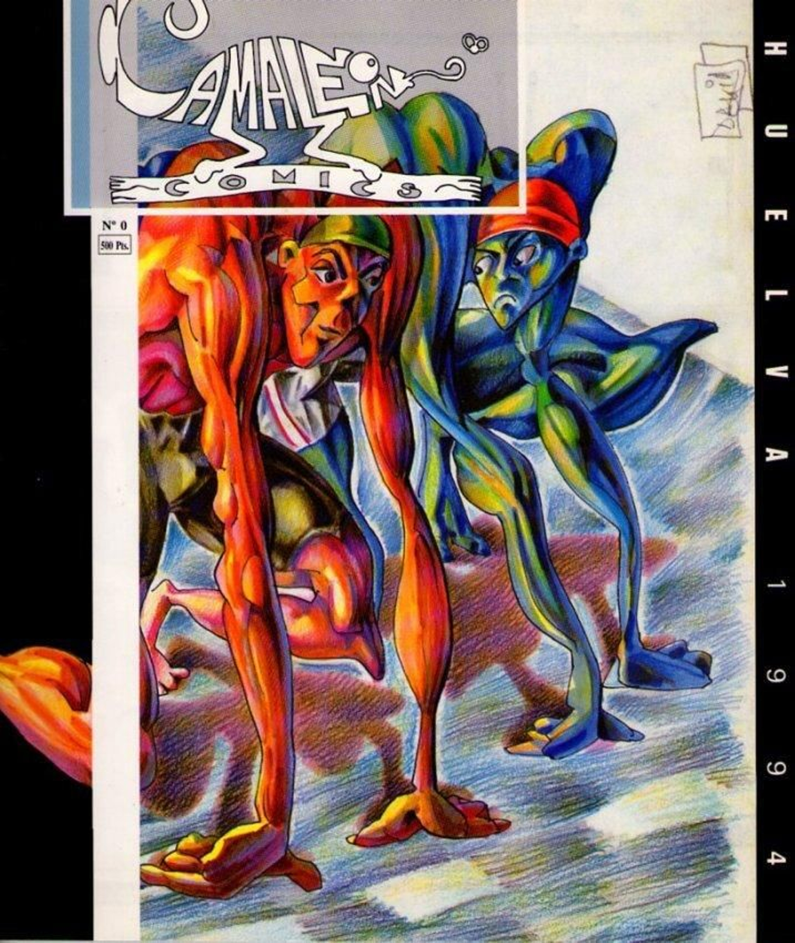 Portada de Camaleón Comics.