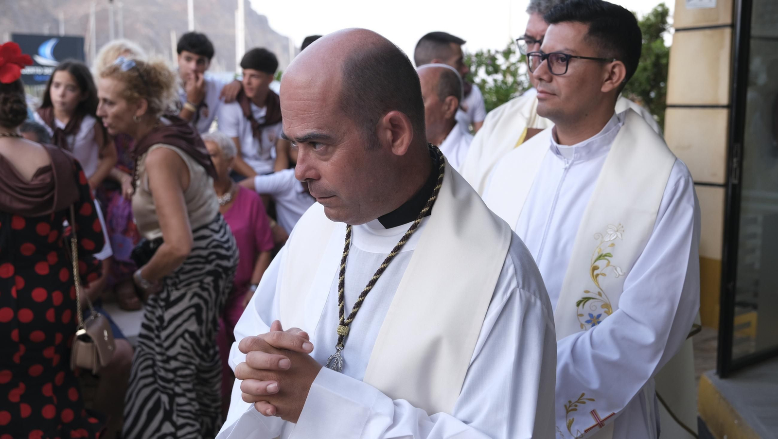 Procesión marítima de la Virgen del Carmen en Aguadulce (Roquetas de Mar), en imágenes