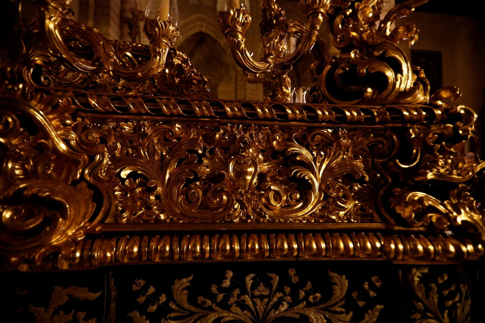 Las mejores fotos de la restauración del paso de la Virgen de las Tristezas de Córdoba