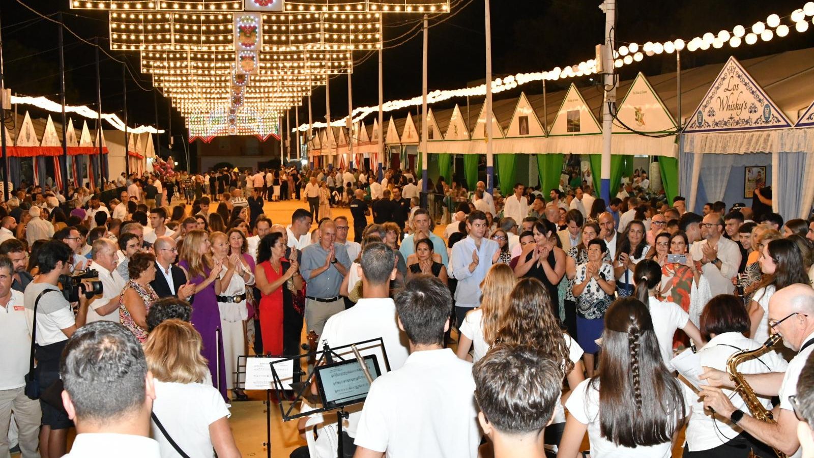 SORIANO INAUGURANDO ENCENDIDO DEL ALUMBRADO DE LA FERIA DE TOMARES 2024