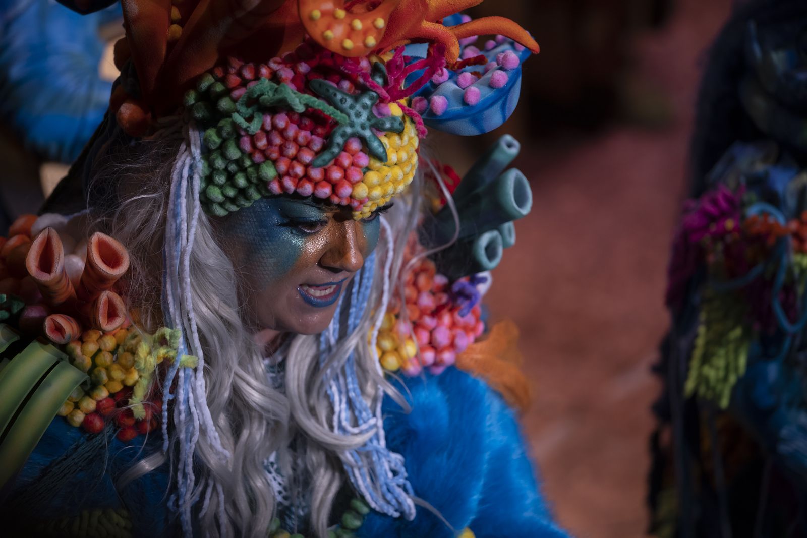 Imágenes de la actuación de la comparsa de Huelva "La vieja verde" en el Carnaval Colombino