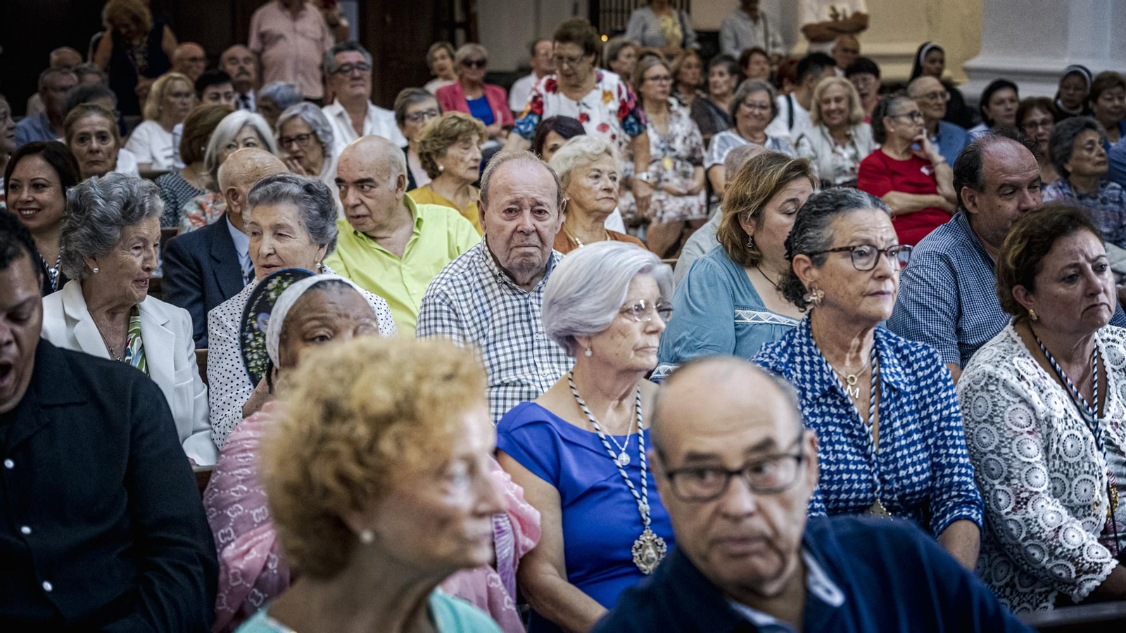 Las imágenes de la función votiva a la Patrona de Cádiz en Santo Domingo.