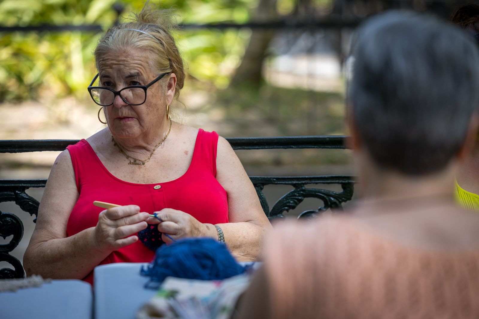 La Plaza de Mina teje