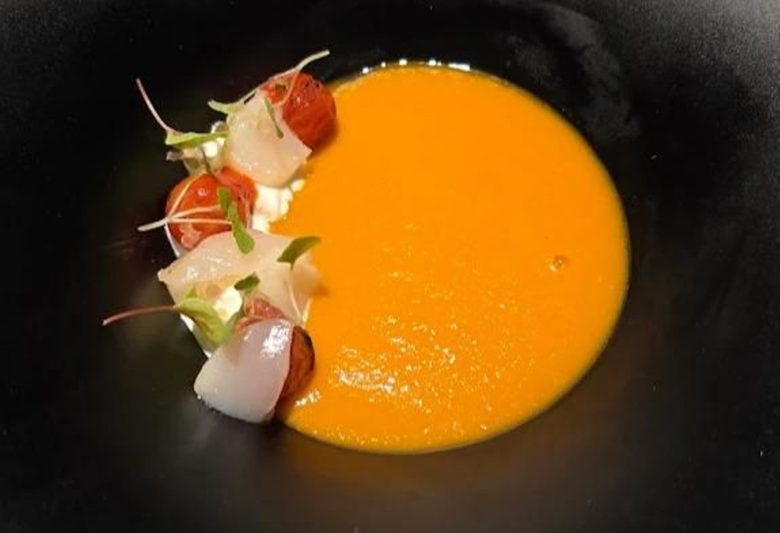 Martié, el gastronómico del chef jerezano Isidro López, compuesto por un menú de trece pases.