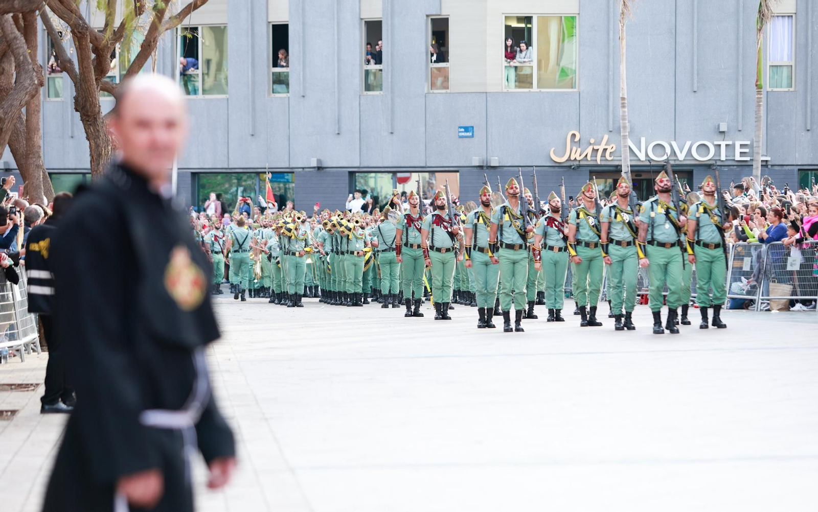 Mena y la Legión en su procesión del Jueves Santo en Málaga, en fotos Mena y la Legión en su procesión del Jueves Santo en Málaga, en fotos