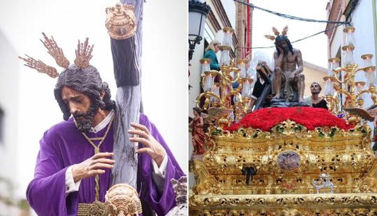 Tanto el Señor como la dolorosa irán sobre el mismo paso
