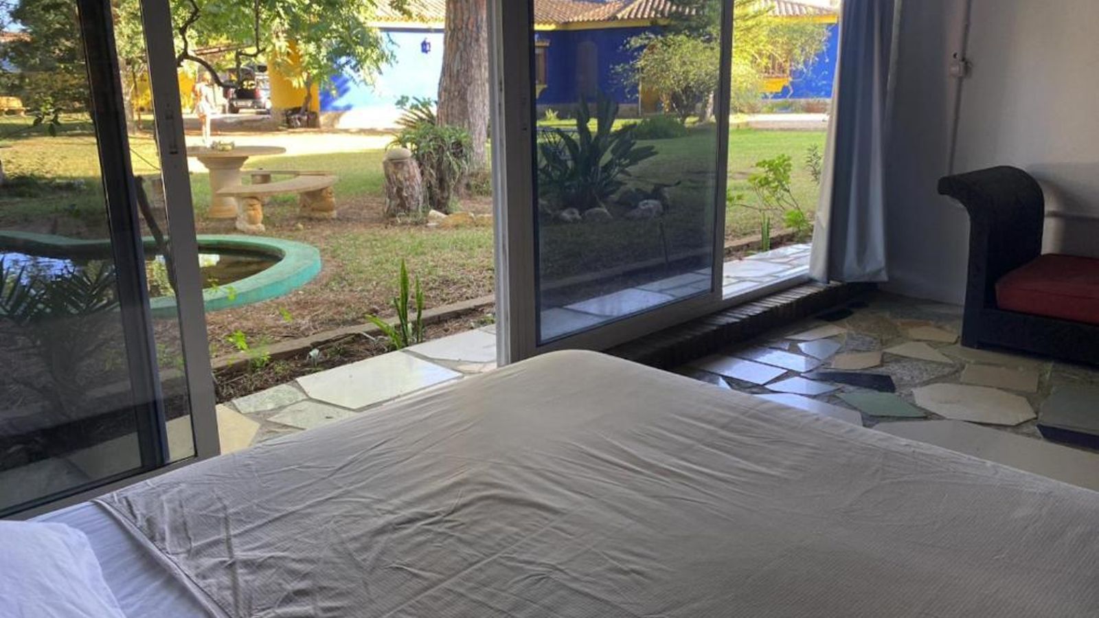 Interior de uno de los apartamentos de la casa de María Jiménez en Chiclana