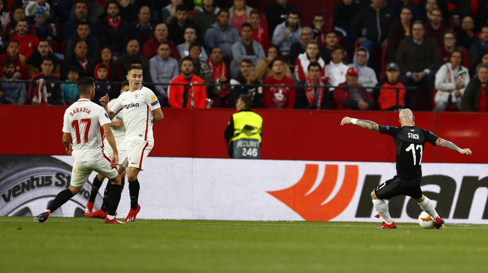 Las imágenes del Sevilla FC - Slavia de Praga