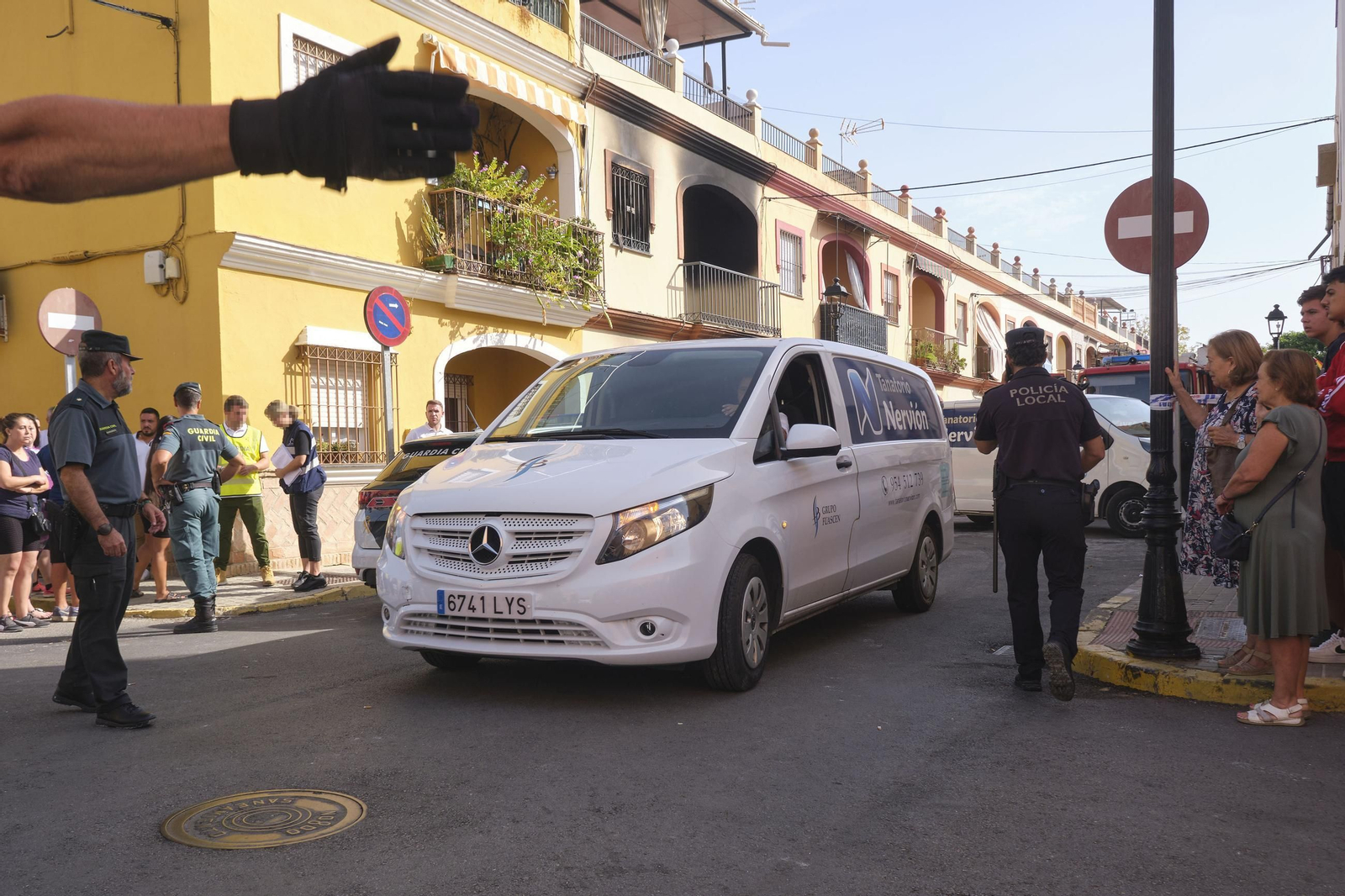 Incendio en Guillena, donde fallecen cuatro miembros de una misma familia