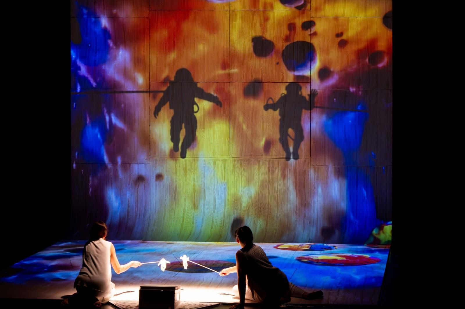 Un momento de la obra de este sábado.