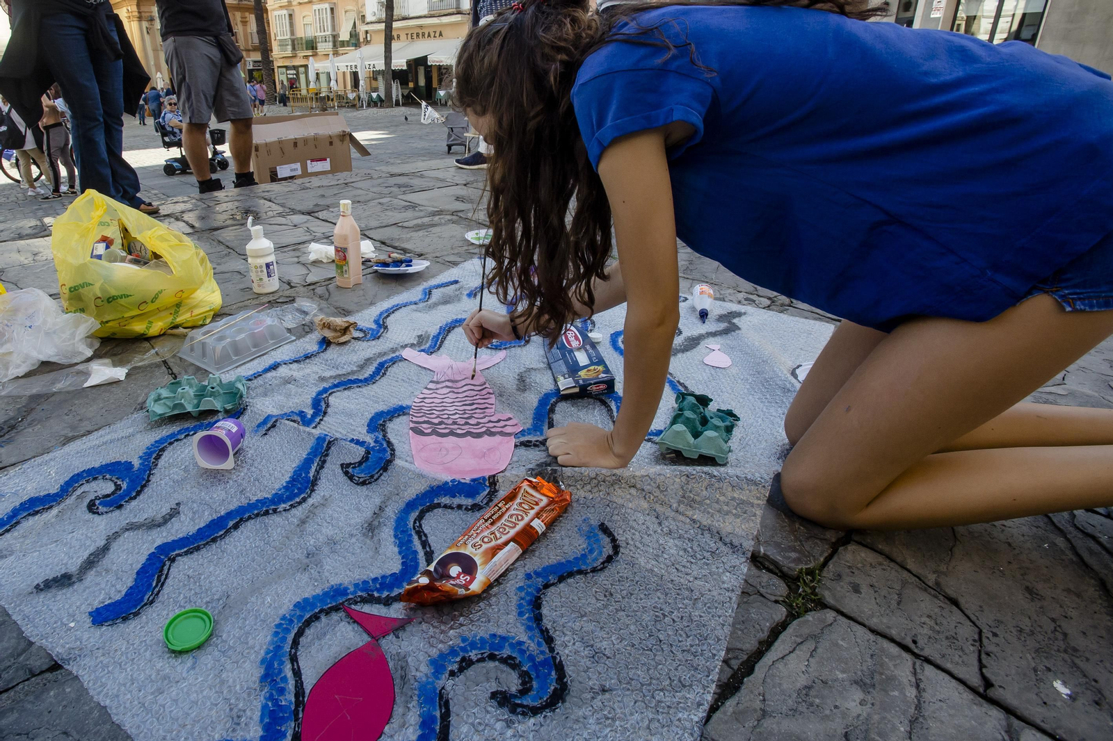 Performance de los alumnos del IES Caleta contra los efectos del cambio climático. Performance de los alumnos del IES Caleta contra los efectos del cambio climático.