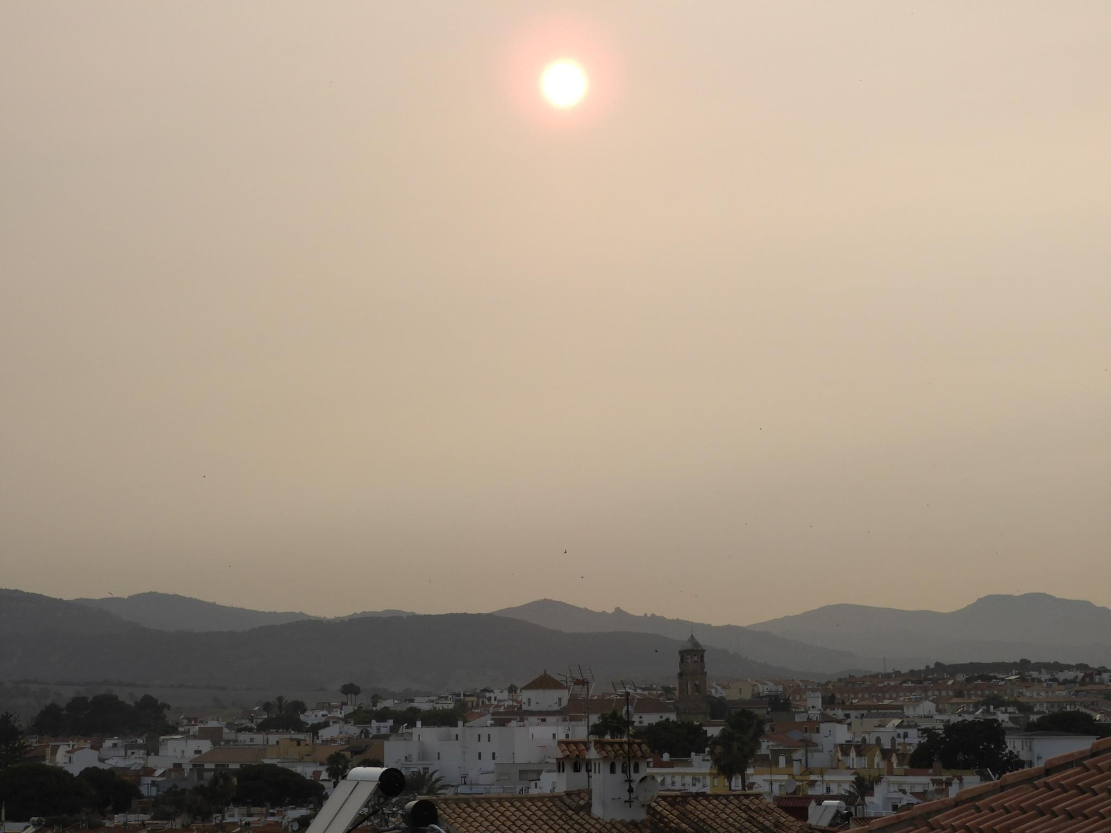 Los Barrios con el último episodio de calima en el mes de marzo.