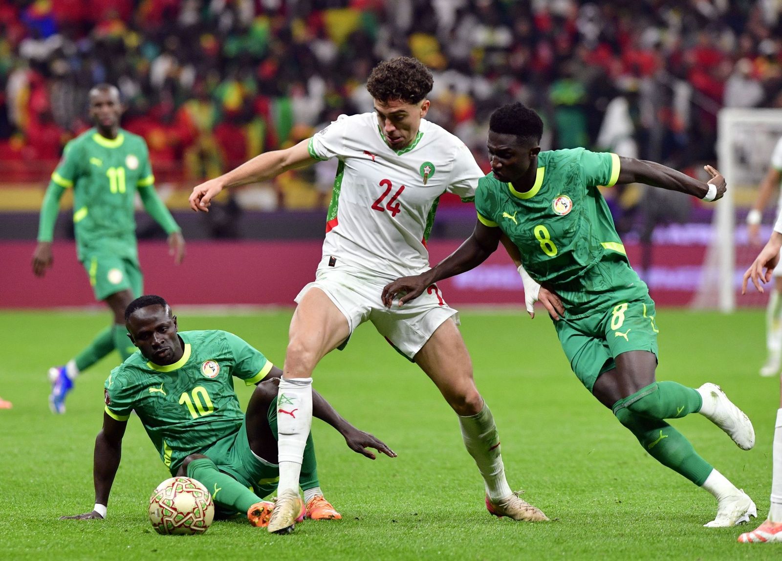Las fotos de la final entre Marruecos y Senegal en la Copa África