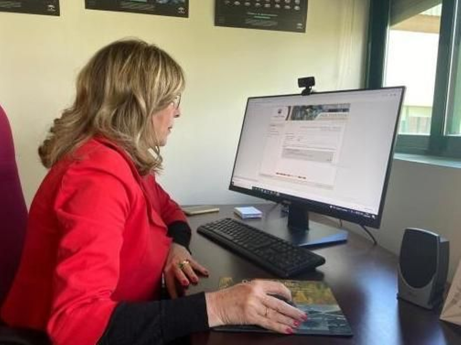 Julieta Mérida presenta su candidatura a rectora de la Universidad de Córdoba.
