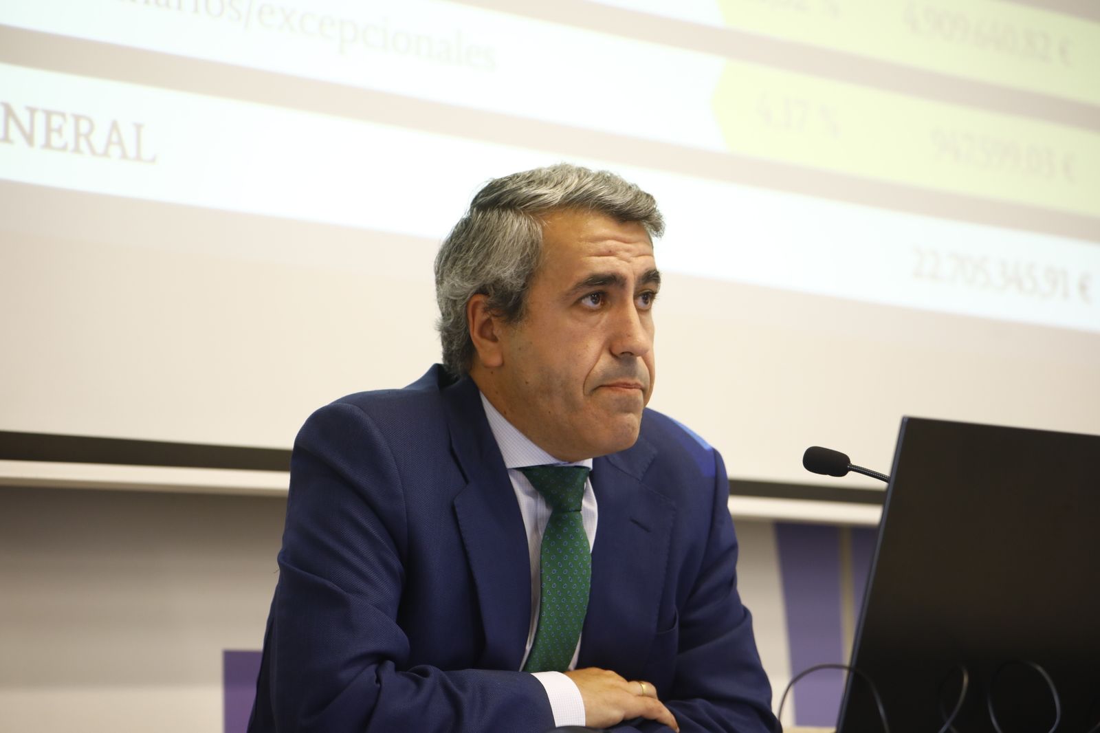 El ecónomo diocesano, José Luis Vidal Soler, presenta las cuentas de 2021.