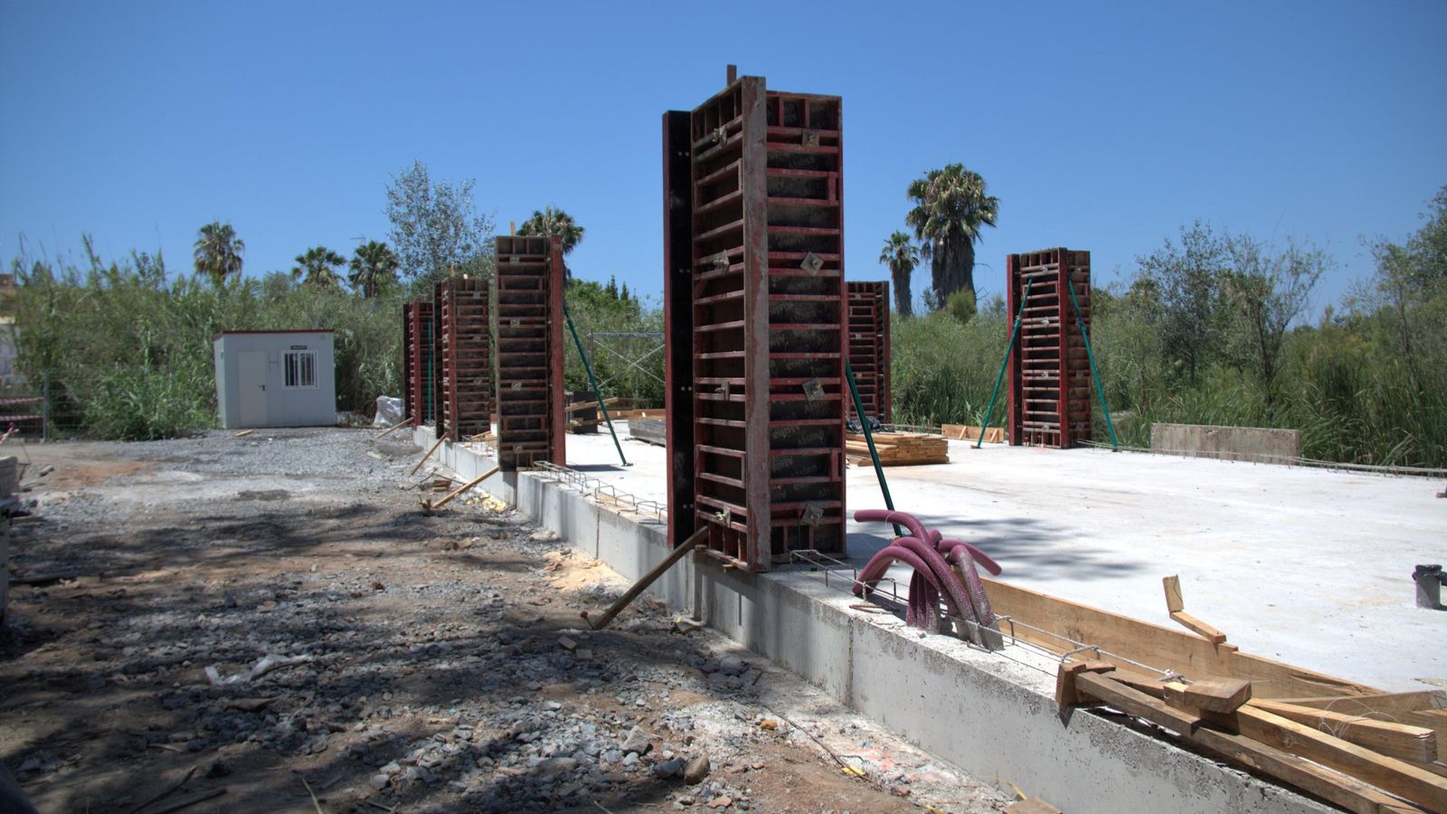 Las obras avanzan a buen ritmo