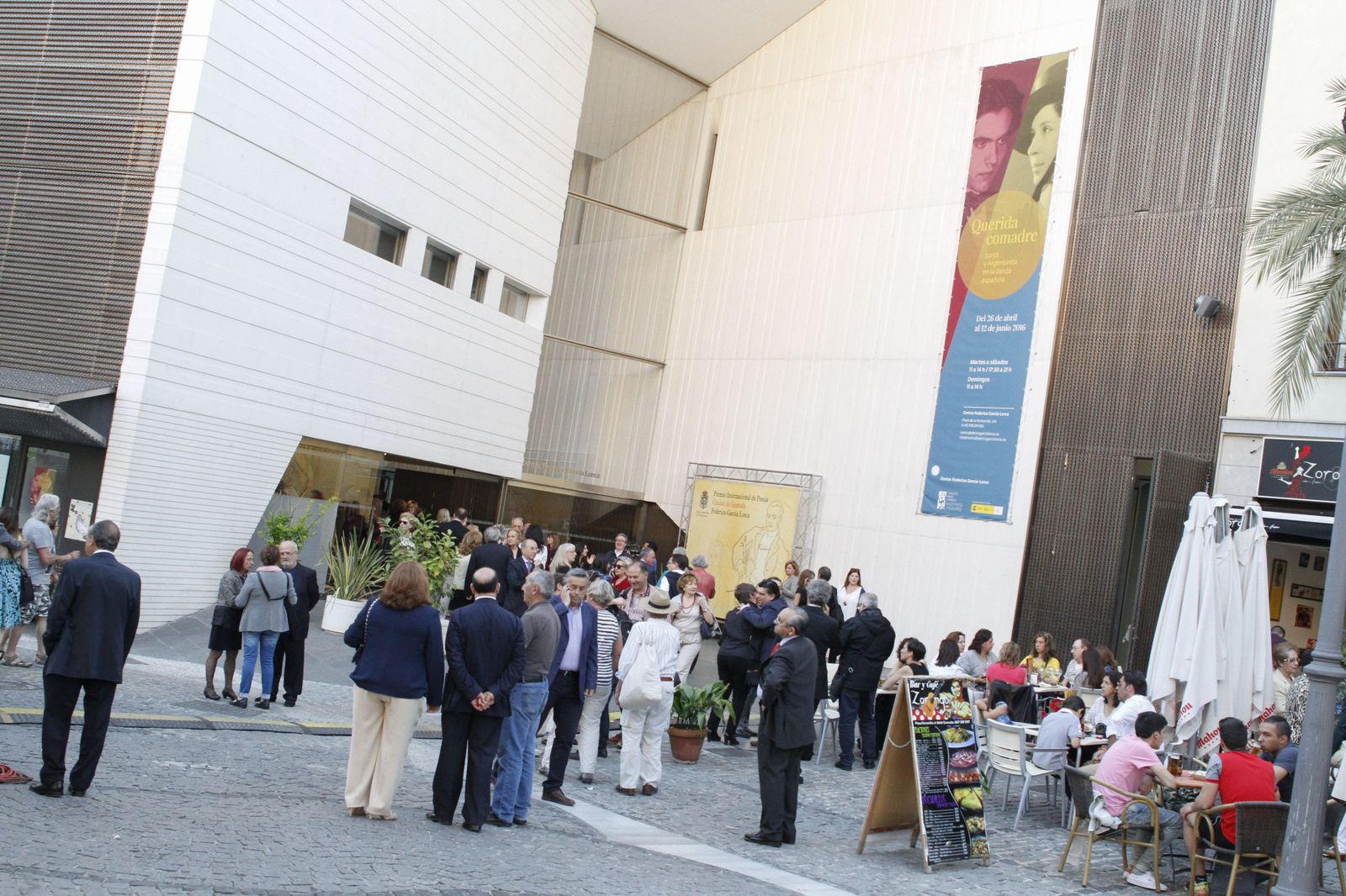 Imagen de archivo de la puerta principal al Centro García Lorca