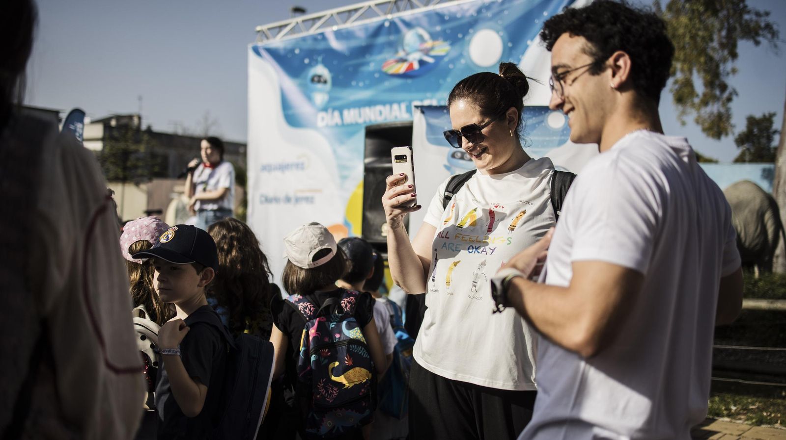 Escolares de Jerez celebran el Día Mundial del Agua en el Zoo
