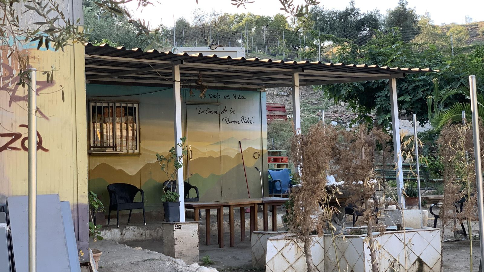 Una de las zonas de la finca.